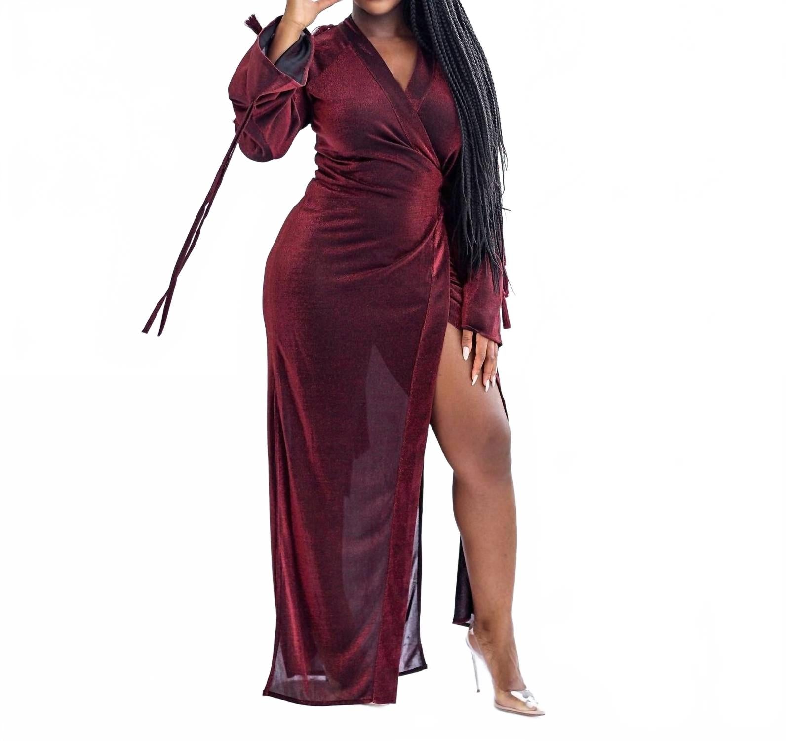 

Koy Wrap Duster Dress In Ruby Koy Resort, Ruby