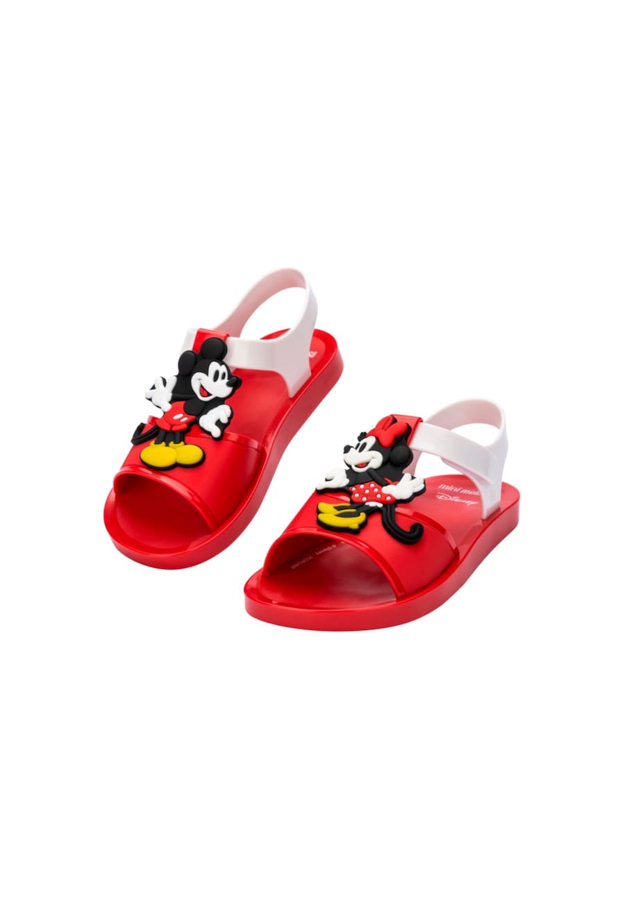 Сандалии MELISSA The Mini Melissa Play x Mickey And Minnie, красный — фото 3