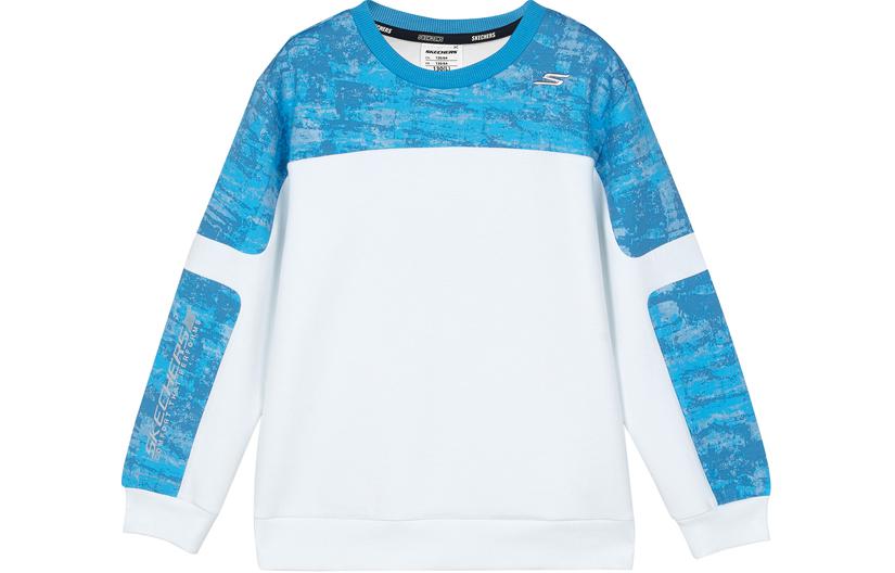 

Свитшот детский ярко-белый Skechers, Bright White/0019