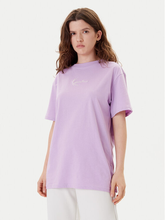 

Футболка оверсайз Cherry Print PD00005461 Karl Kani, фиолетовый