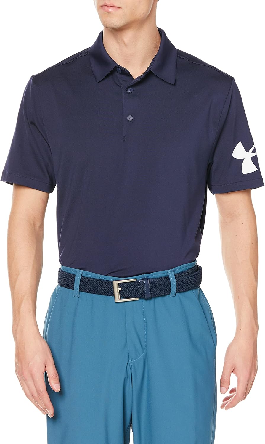 

Мужская поло-рубашка для гольфа Under Armour, UA Playoff Polo 3.0, с логотипом, темно-синий