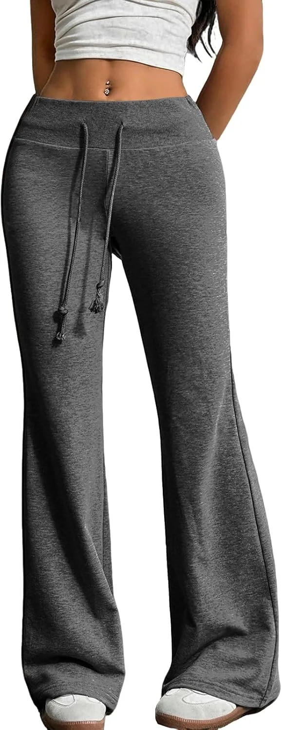 

FlekmanArt Flare Leggings для женщин с кулиской и высокой посадкой