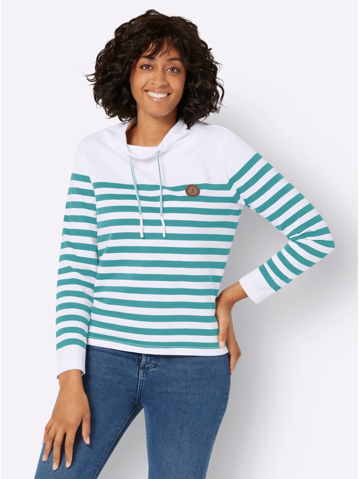 

Толстовка в белую и морскую полоску WITT WEIDEN