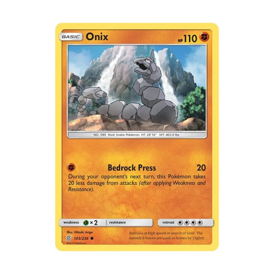 

CCG Оникс (К) #103/236, Pokemon - SM - Unified Minds - Singles