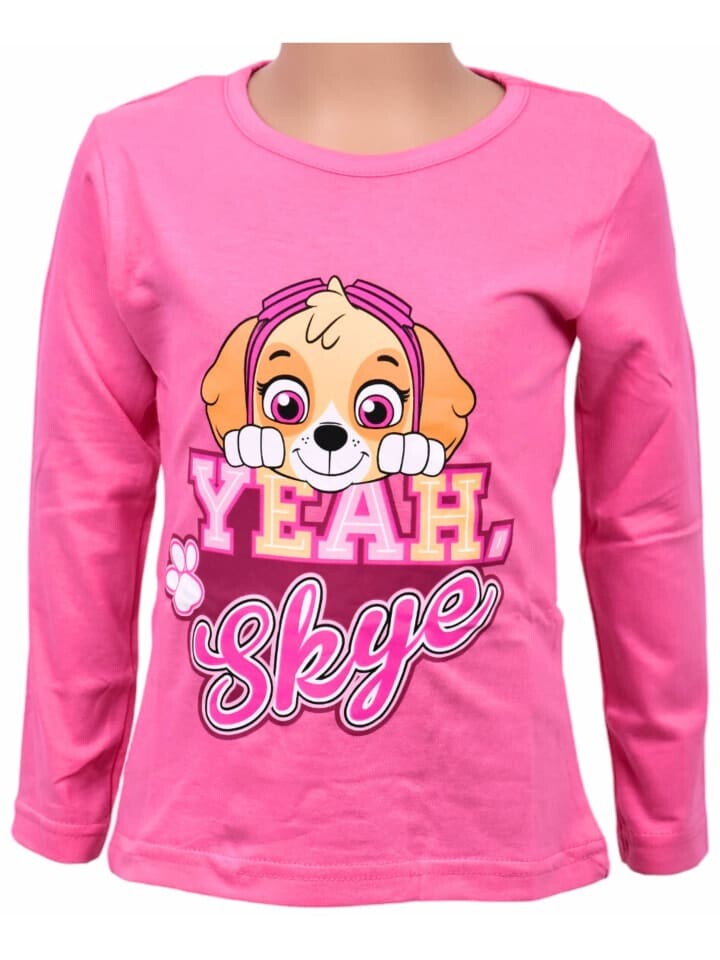 

Рубашка с длинным рукавом Paw Patrol Skye, розовый