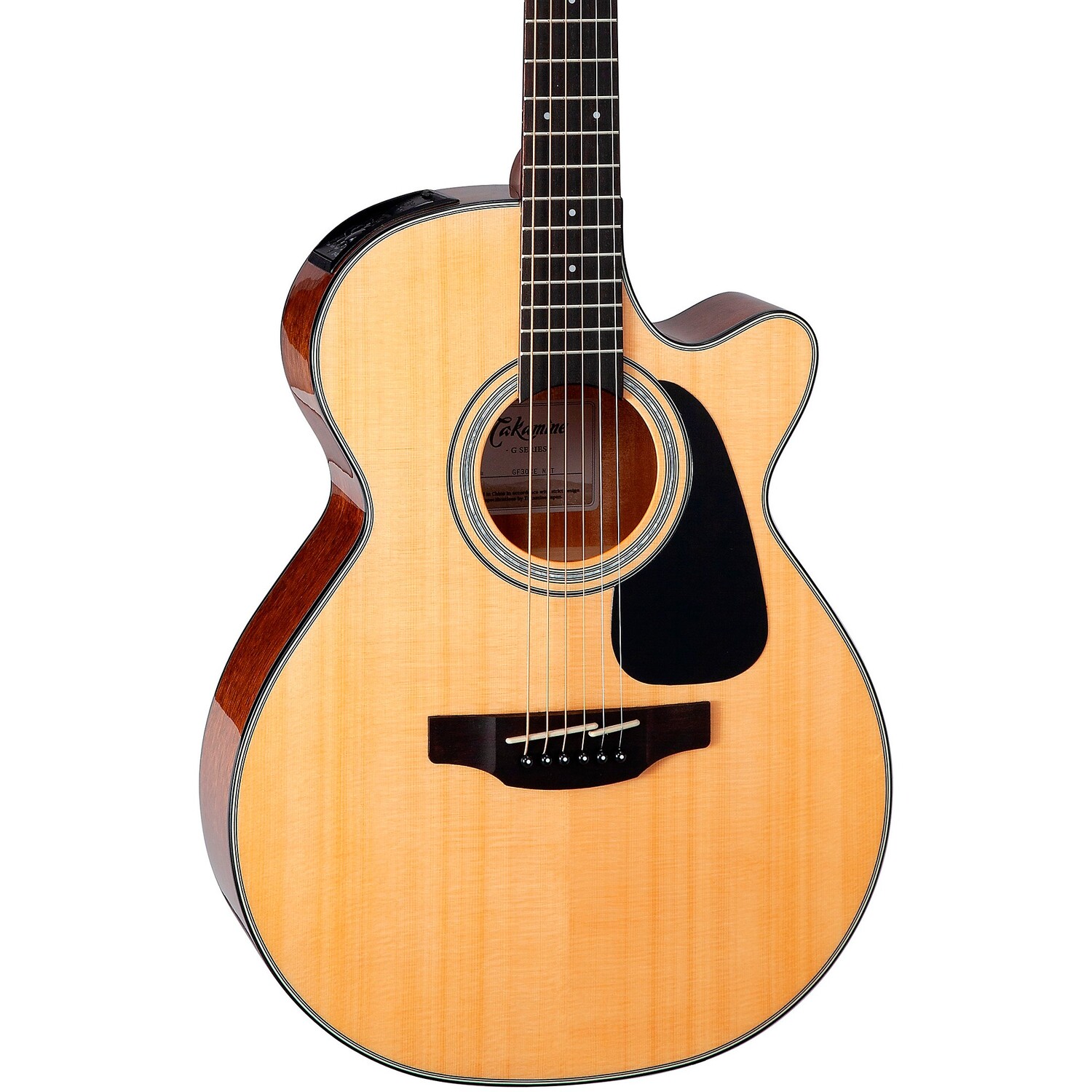 

Акустическая гитара Takamine G Series GF30CE в разрезе, сатин натуральный