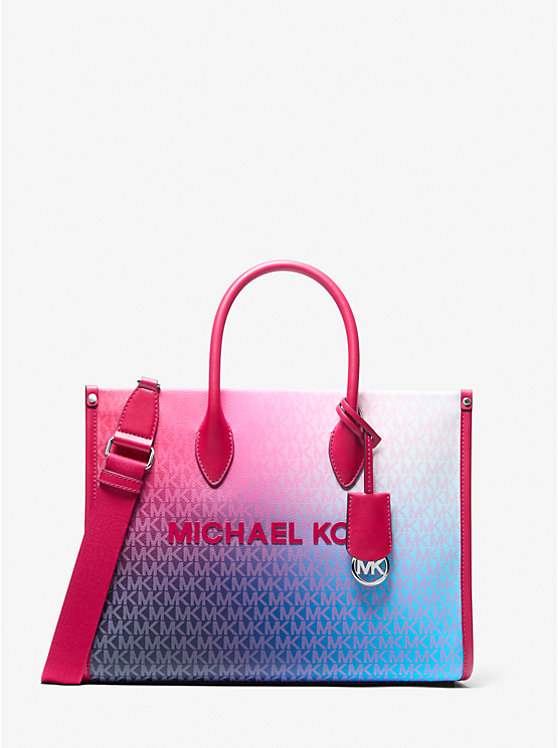 

Сумка-Тоут Mirella среднего размера с фирменным логотипом и эффектом омбре Michael Kors, мультиколор