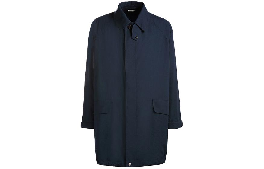 

BALLY Рипстоп парка средней длины, Dark Blue