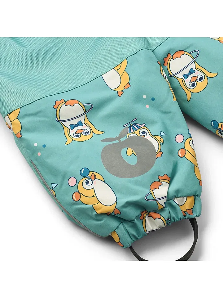 Снежный комбинезон Pinguine Småfolk, бирюзовый — фото 4