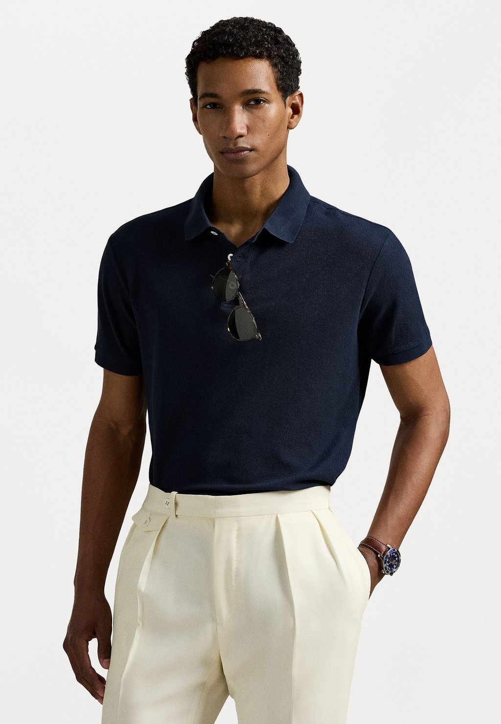 

Рубашка поло STANDARD FIT Polo Ralph Lauren, темно-синий