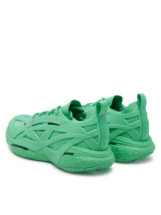 Кроссовки для бега Solarglide JH6331 Adidas By Stella Mccartney, зеленый — фото 3