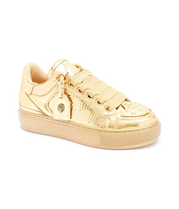 Кожаные кроссовки southbank tag Kurt Geiger, золотой