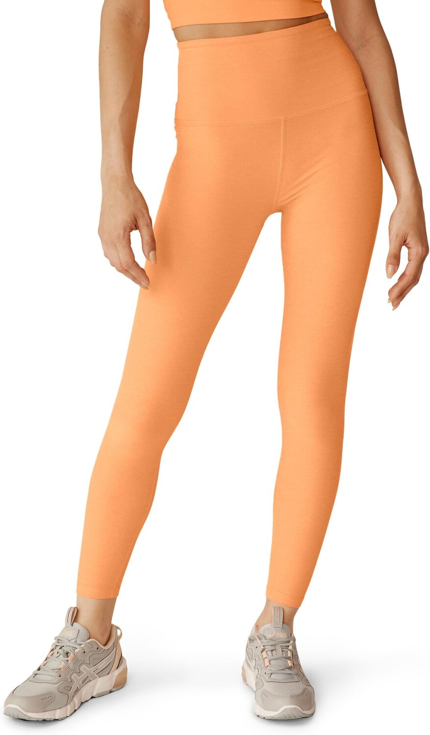 

Брюки Beyond Yoga Spacedye Caught In The Midi High-Waisted Legging, цвет Marmalade Heather