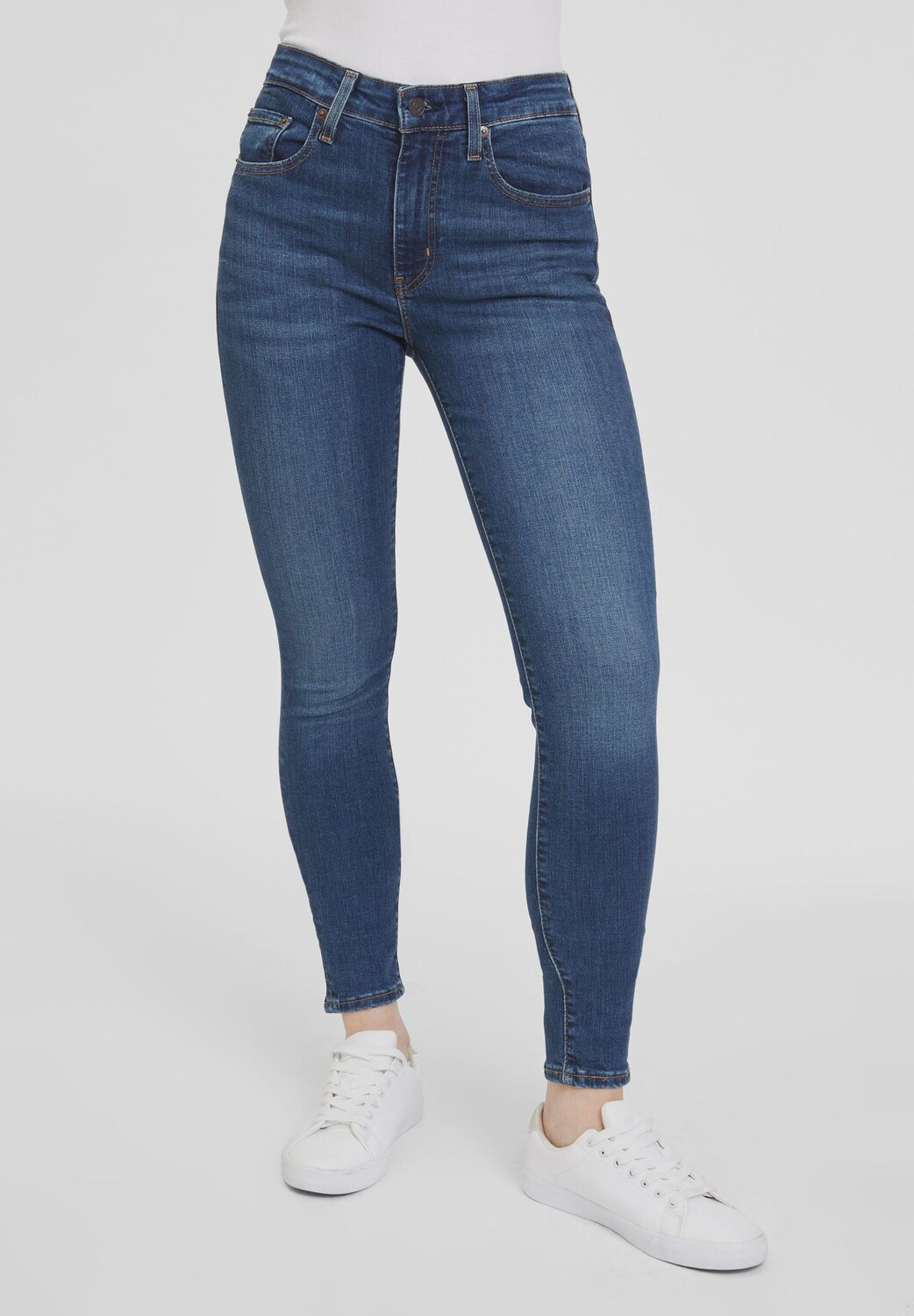 

Джинсы скинни 721 с высокой посадкой Levi's, синий