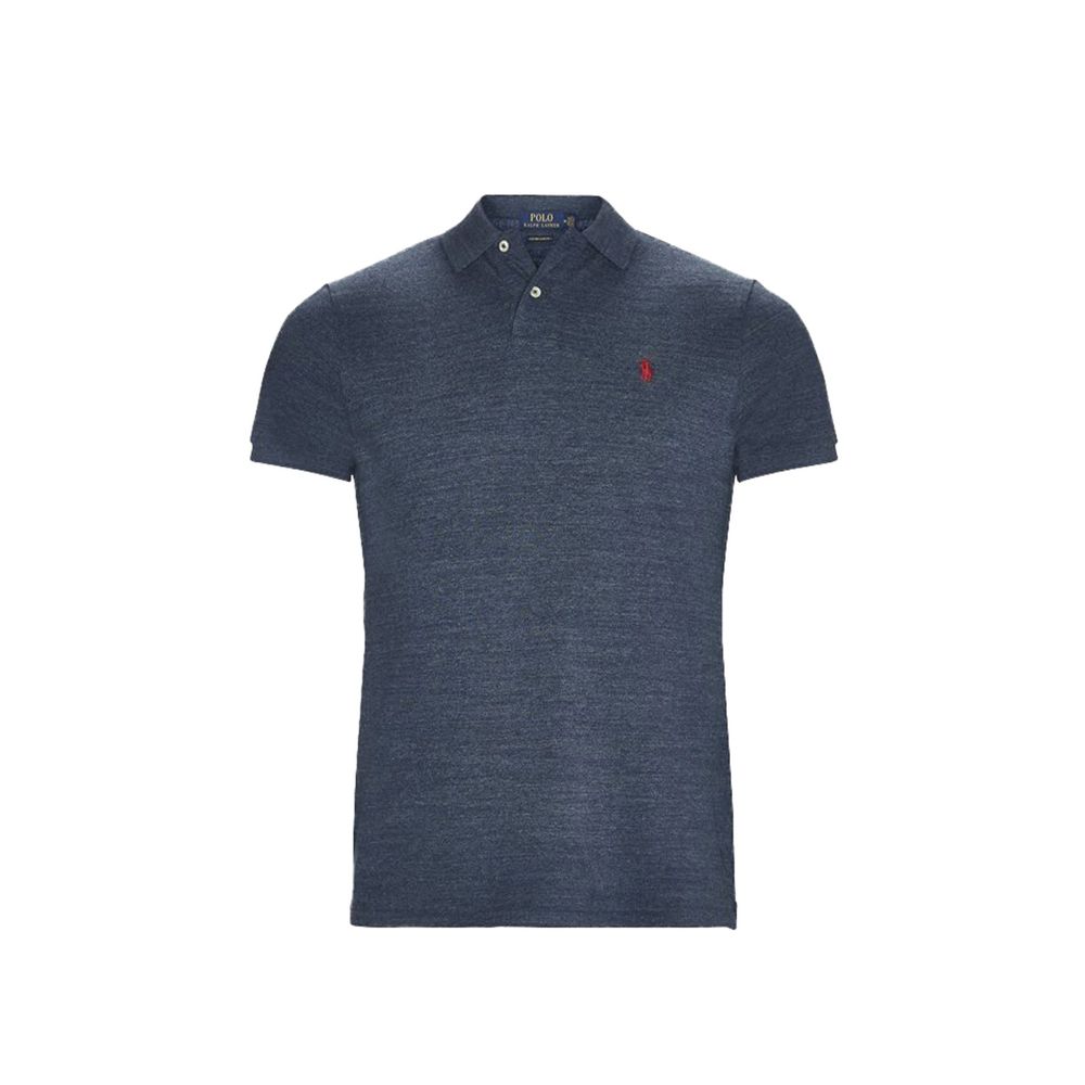 

Хлопковые поло Ralph Lauren, синий