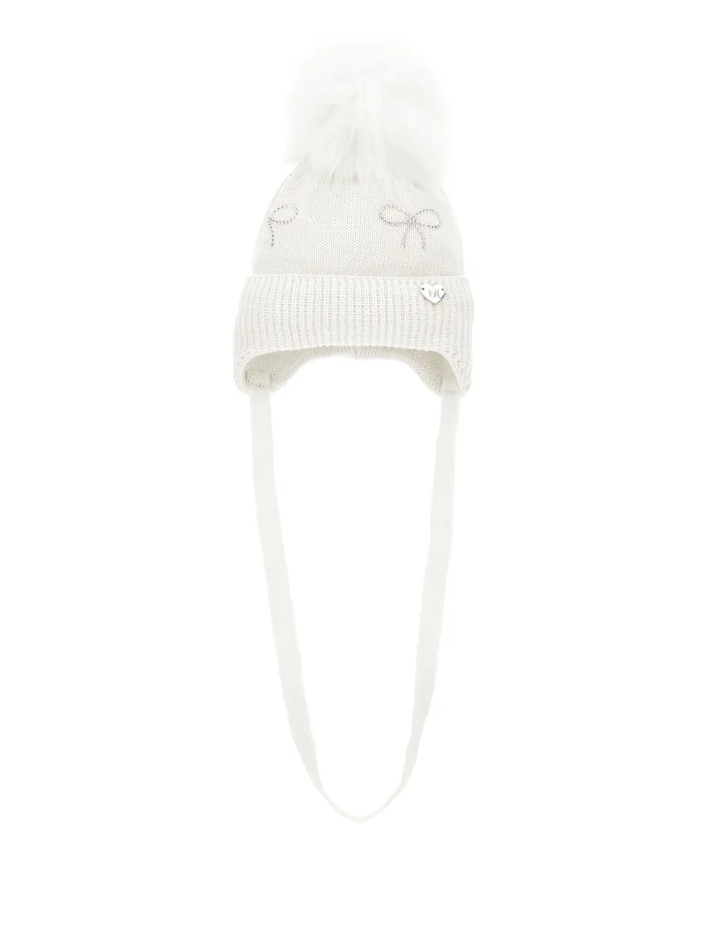 

Шерстяная шапка бини Monnalisa, белый