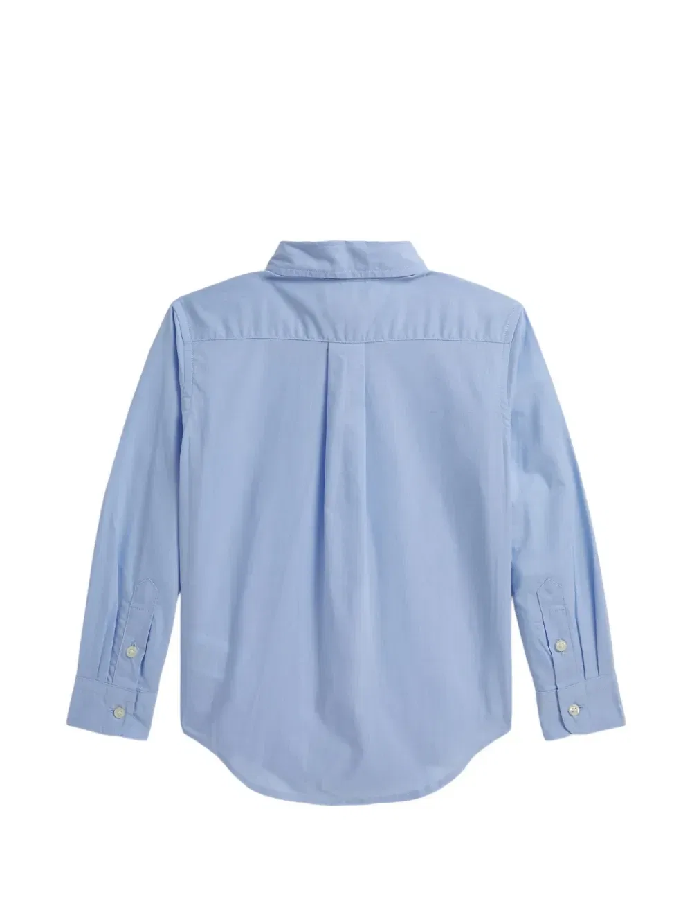 Рубашка с логотипом на груди Polo Ralph Lauren Kids, синий — фото 2