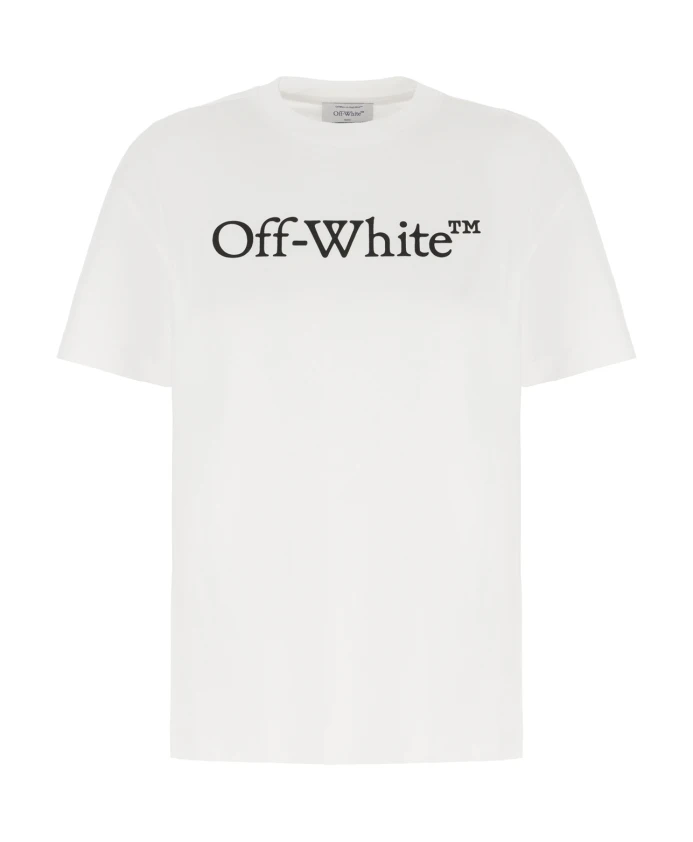 

Повседневная хлопковая футболка Off White, белый