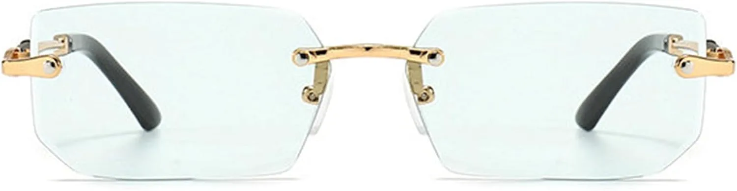 

Солнцезащитные очки COTIA без оправы, прямоугольной формы, для женщин и мужчин, модные, популярные, небольшие, квадратные, без оправы, летние, для путешествий, Green