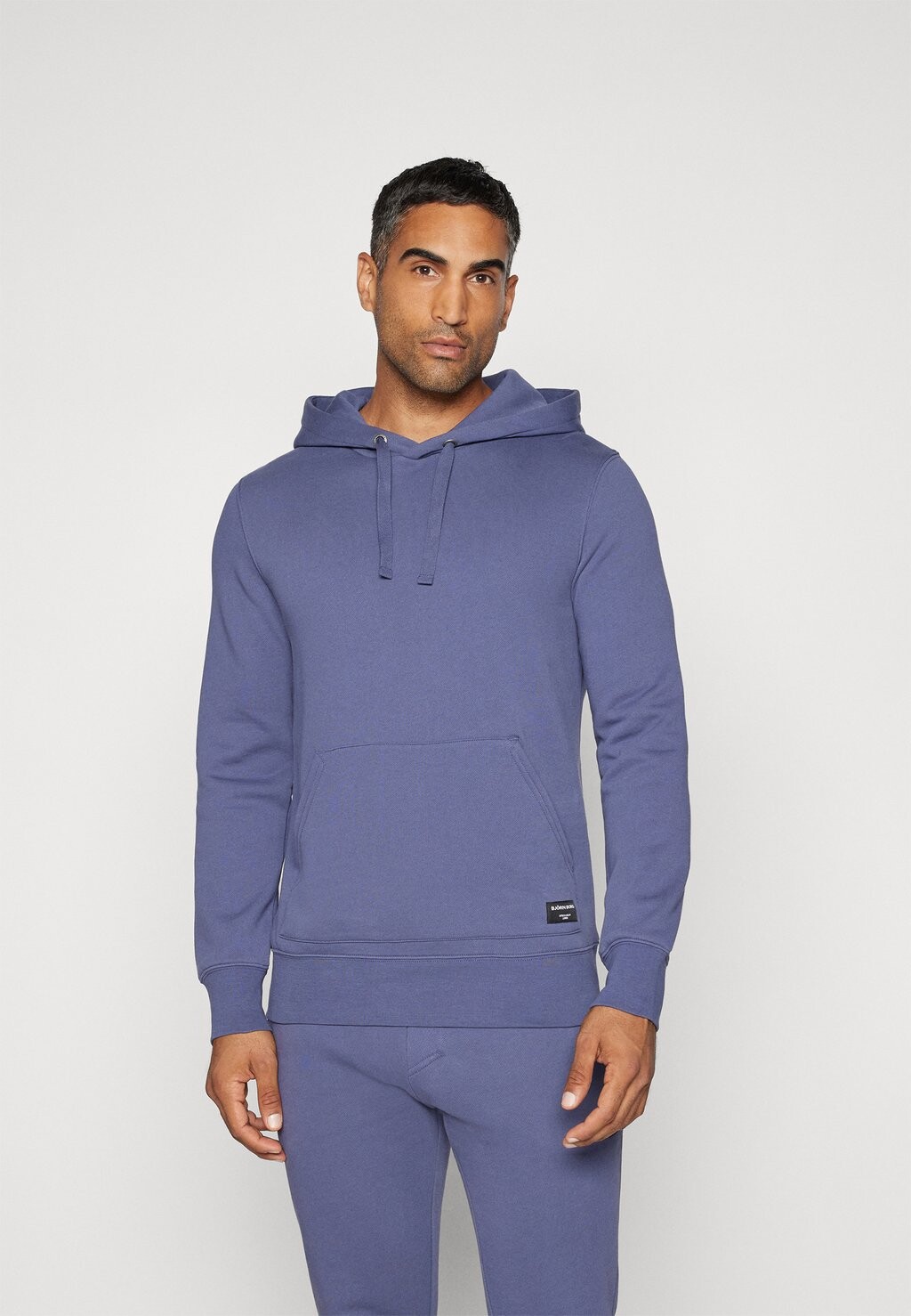 

Толстовка с капюшоном CENTRE HOODIE Björn Borg, сине-серый