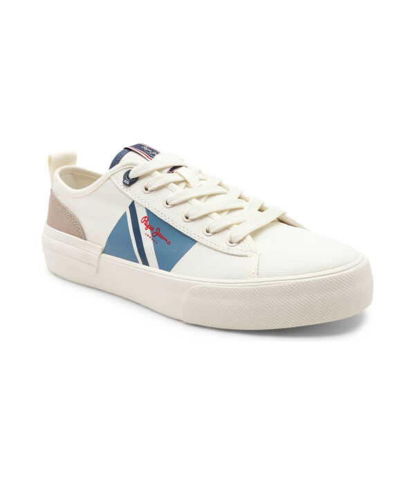 

Кроссовки с флагом Аллена Pepe Jeans London, белый