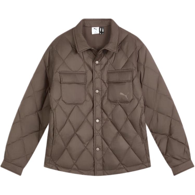 

Утепленная пуховая куртка men's PUMA, коричневый