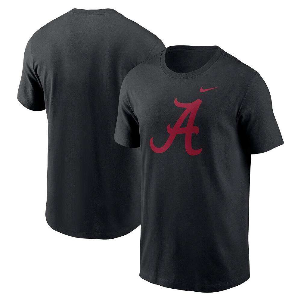 Мужская черная футболка с логотипом Nike Alabama Crimson Tide Primetime Evergreen, цвет Ala Black
