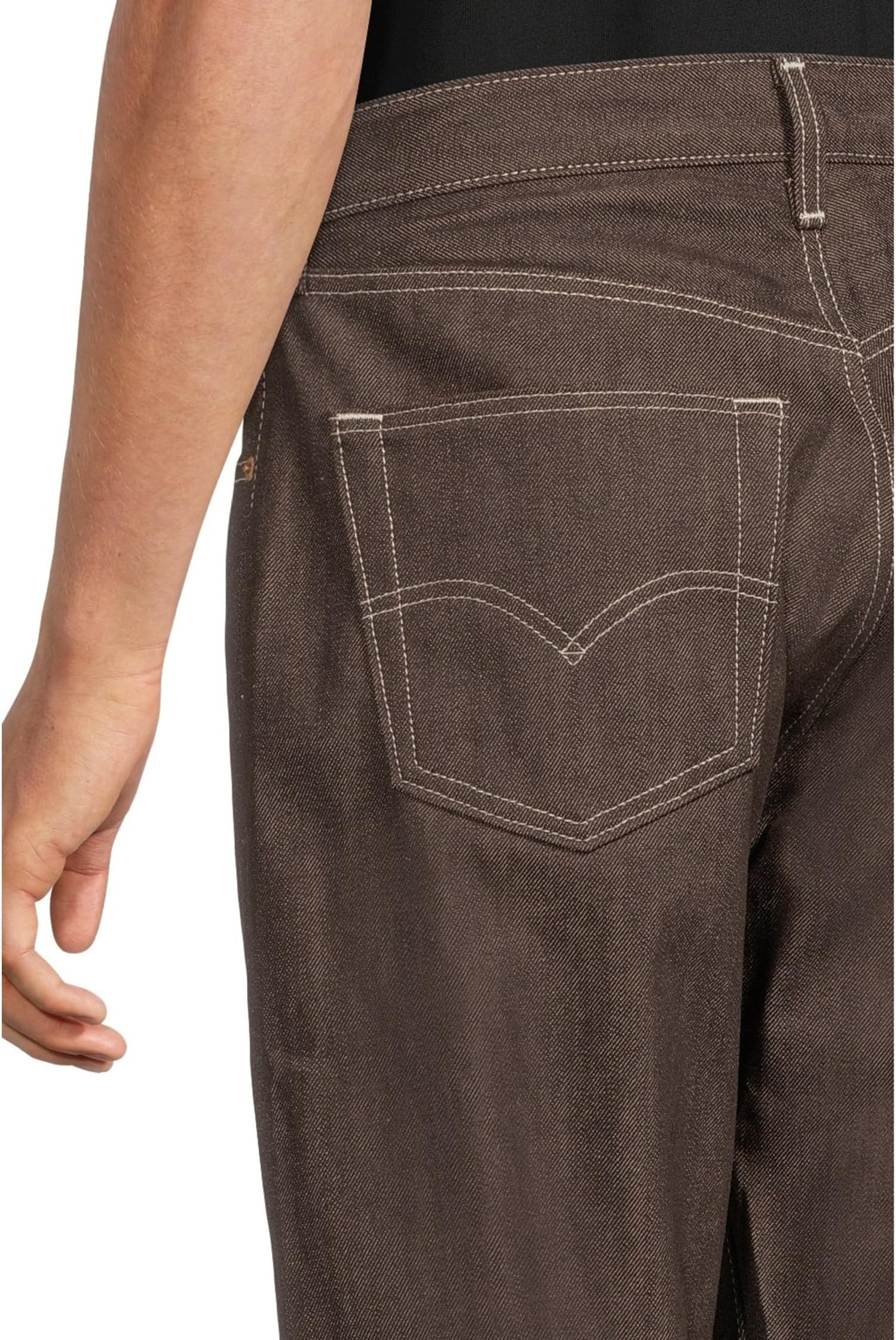 Джинсы Levi's Mens Men's 501 Levi's Original, Burgundy Rigid Stf — фото 4