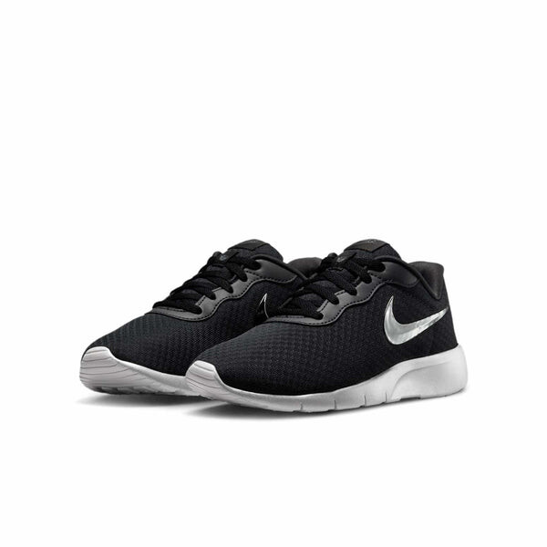 Кроссовки tanjun se easyon 'black smoke grey photon dust metallic silver' Nike, черный — фото 3