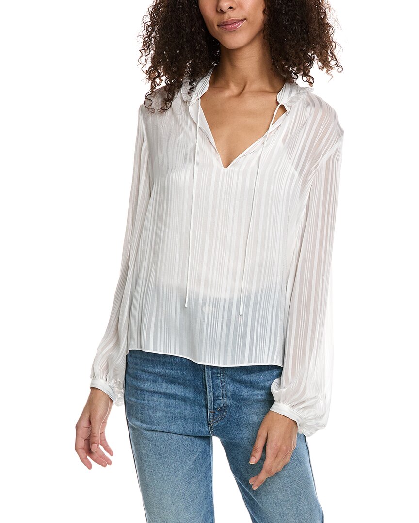 

Блуза Kooples Shadow Stripe The Kooples, белый