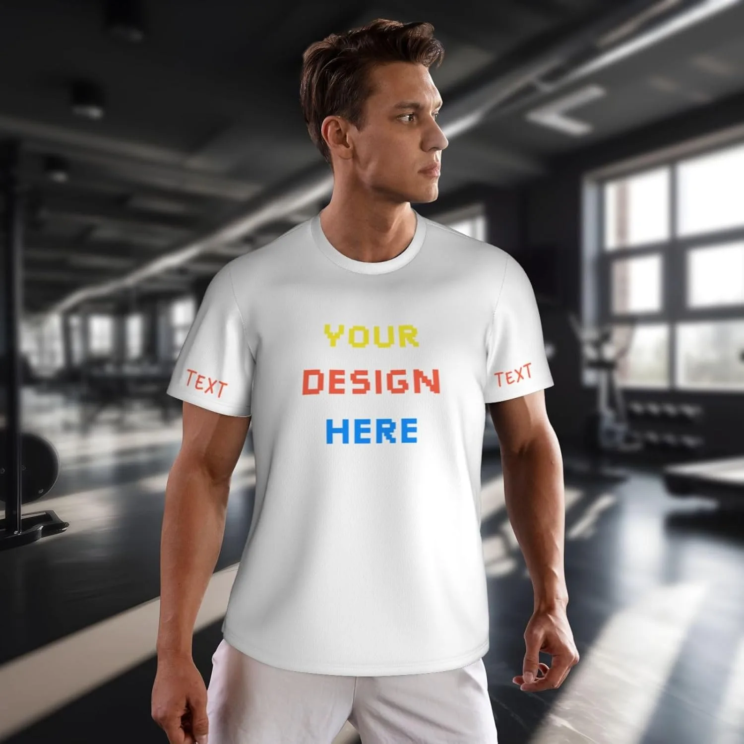 Футболка Custom с логотипом спереди и сзади — фото 3