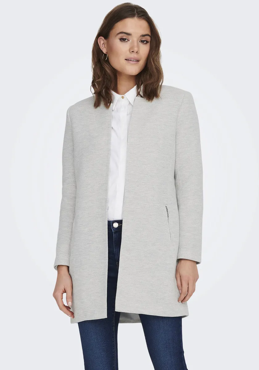 

Only длинный пиджак "ONLSOHO-LINEA L/S ZIP COATIGAN CC PNT", серый