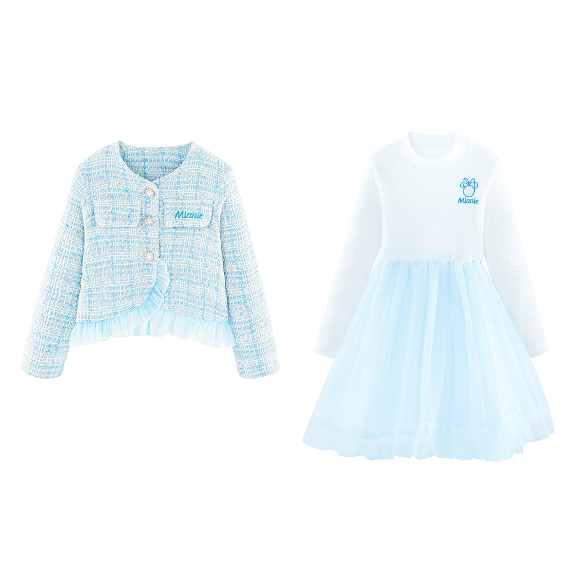 

Disney Детский комплект с юбкой для детей 3-7 лет blue