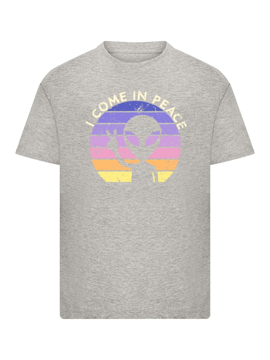 

Рубашка F4NT4STIC Alien Peace Sunset, серый
