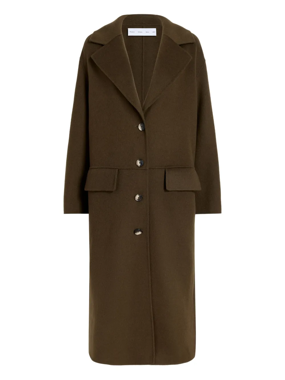 

Пальто Tammy на пуговицах с карманами Proenza Schouler White Label, коричневый