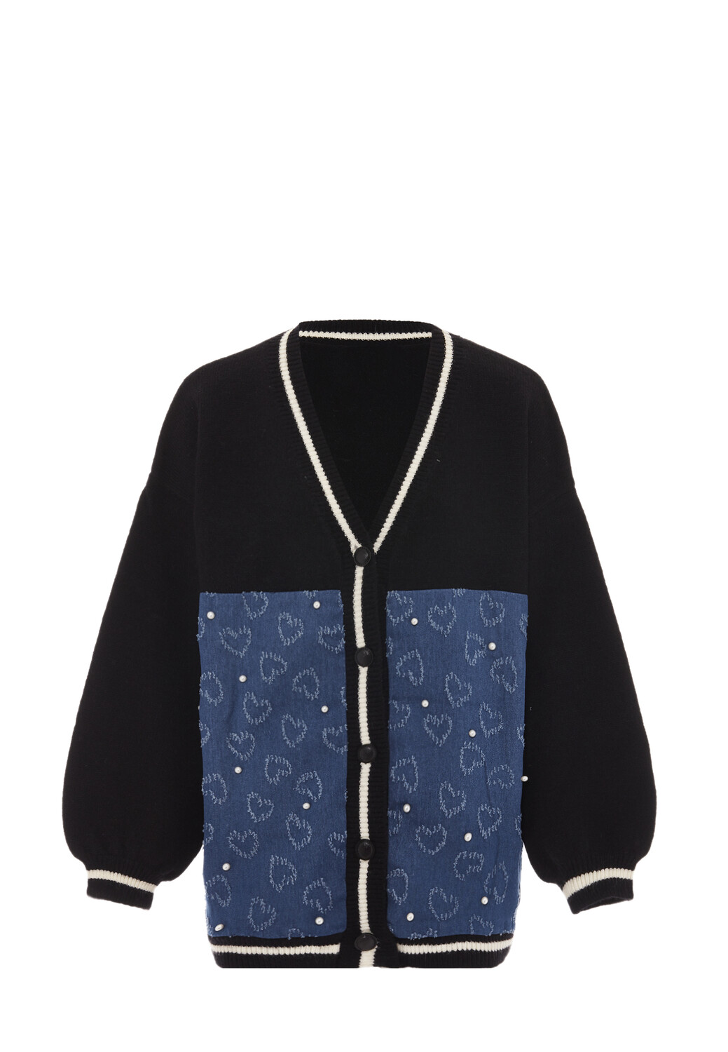 

Спортивная куртка SANIKA Strickjacke, черный