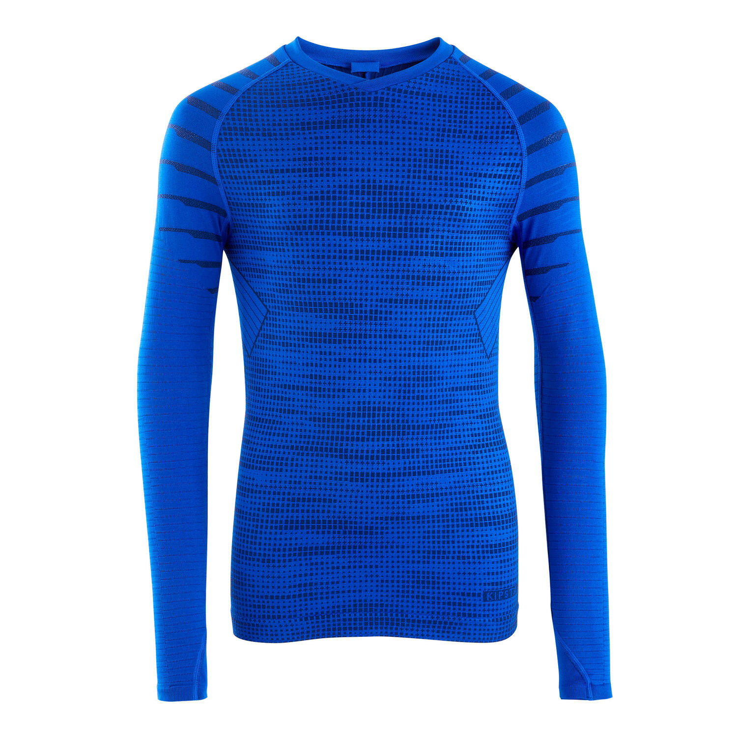 Футболка Яркая Индиго Синяя/Темно-Синяя Детская DECATHLON — фото 2