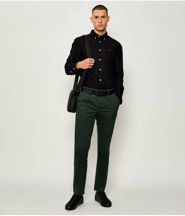 Рубашка Оксфорд Regular fit Tommy Hilfiger, черный — фото 2