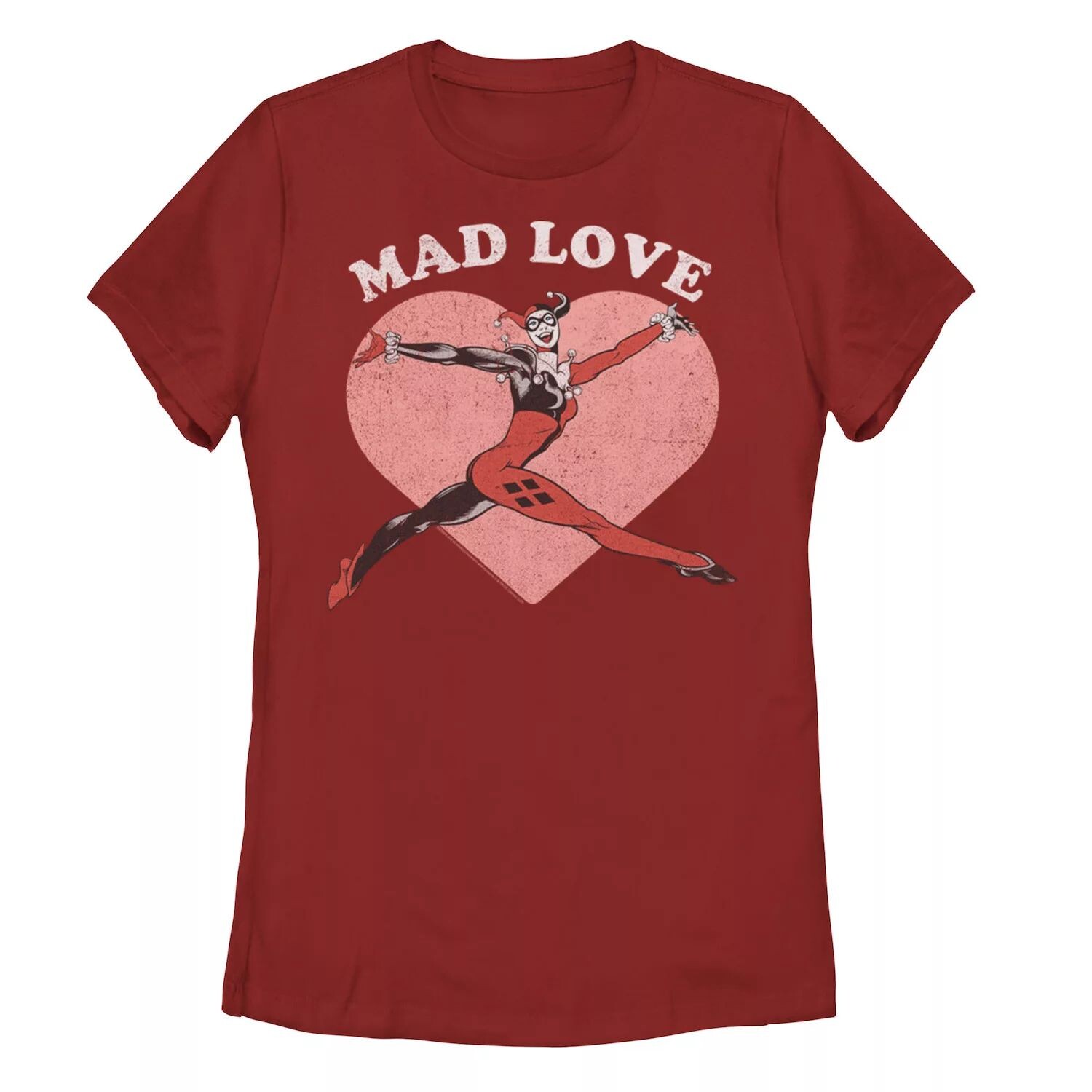 

Детская футболка с винтажным портретом «Бэтмен Харли Квинн» Mad Love Licensed Character