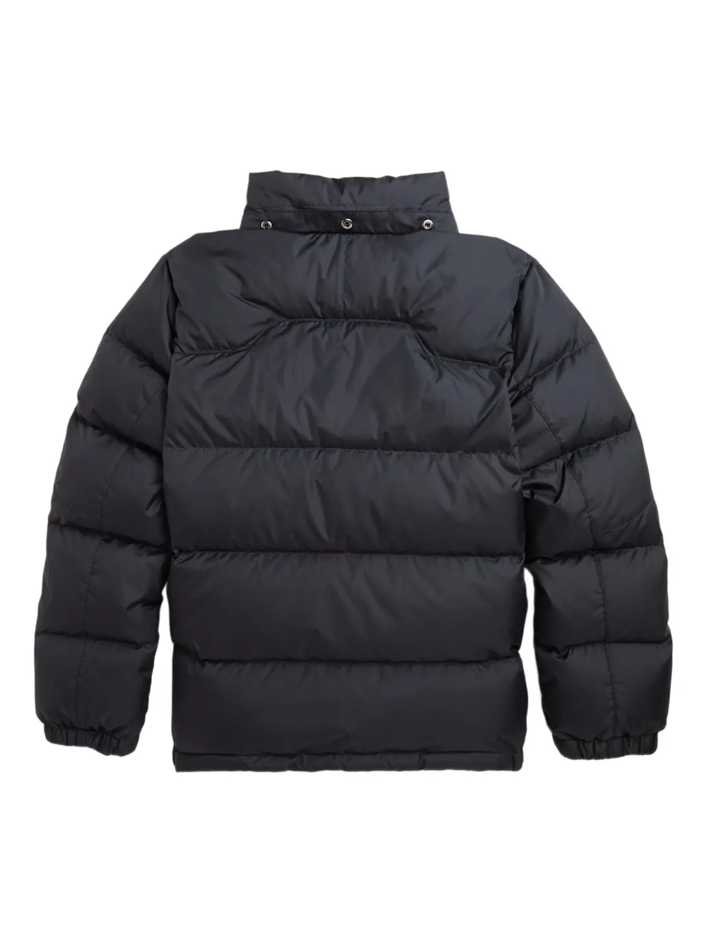 Пуховик на молнии POLO RALPH LAUREN KIDS, черный — фото 4