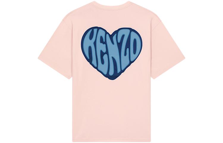 

KENZO Футболка унисекс светло-розовые