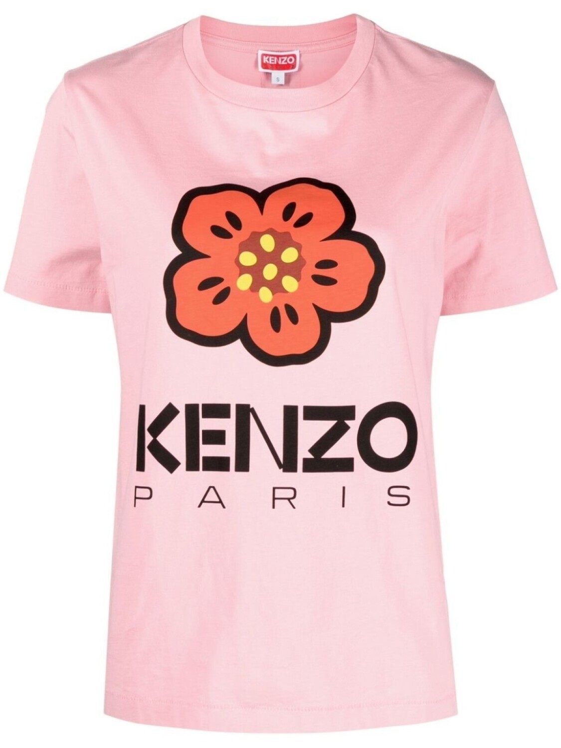 

Футболка с принтом Boke Flower Kenzo, розовый