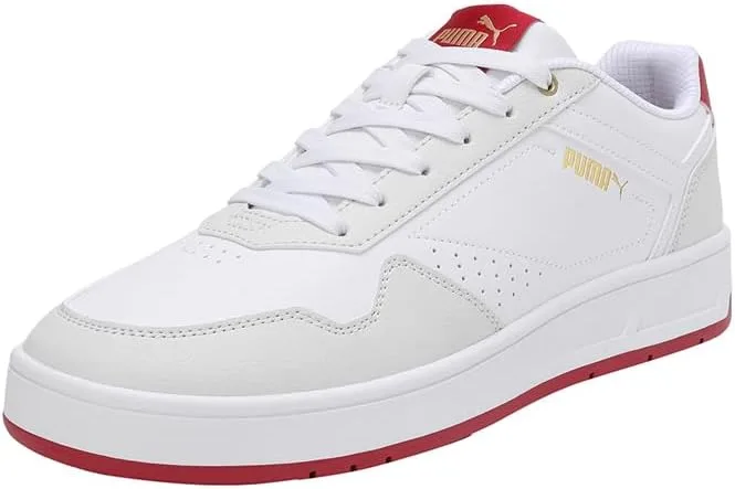 Мужские спортивные кроссовки Puma Court Classic 353780, белый/красный/серый