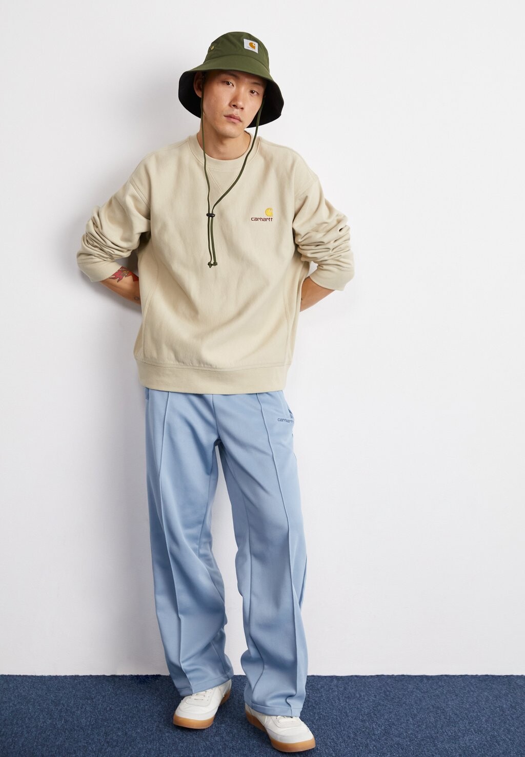 

Шляпа CLARTON BUCKET HAT UNISEX Carhartt WIP, темно-зеленый