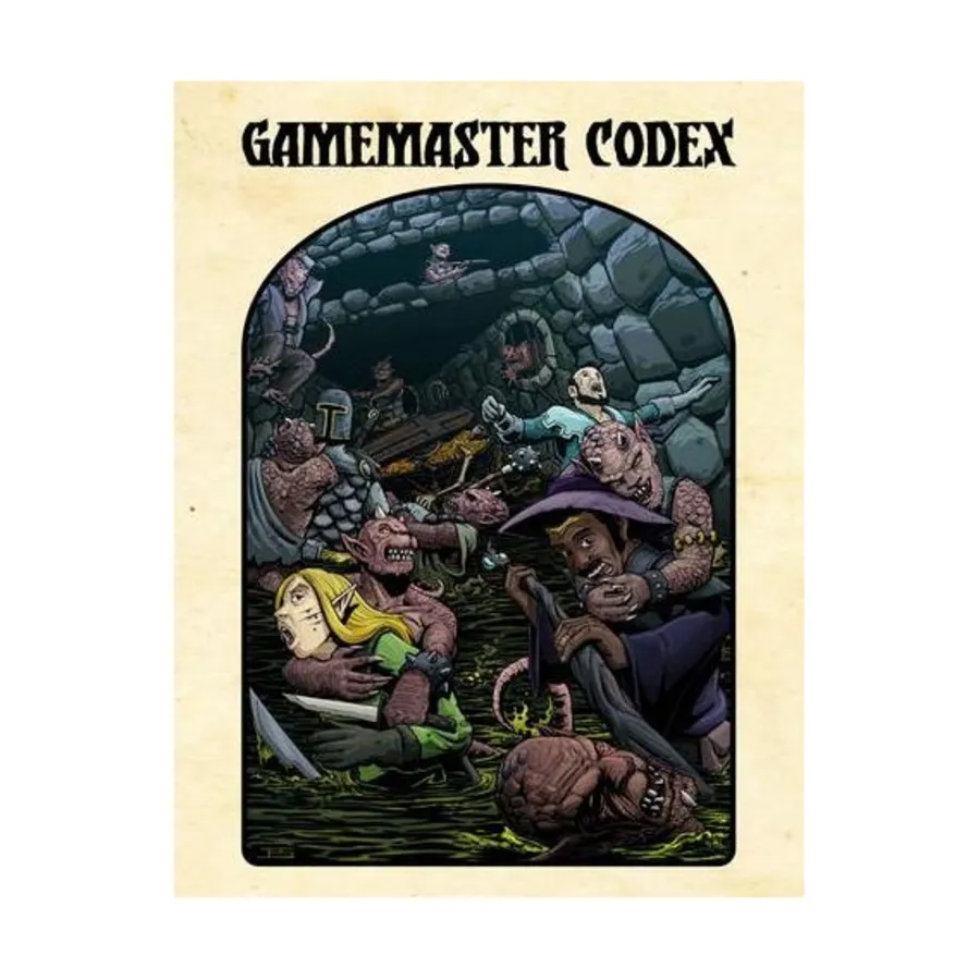 

Gamemaster Codex (5th Edition), Dungeonesque, мягкая обложка