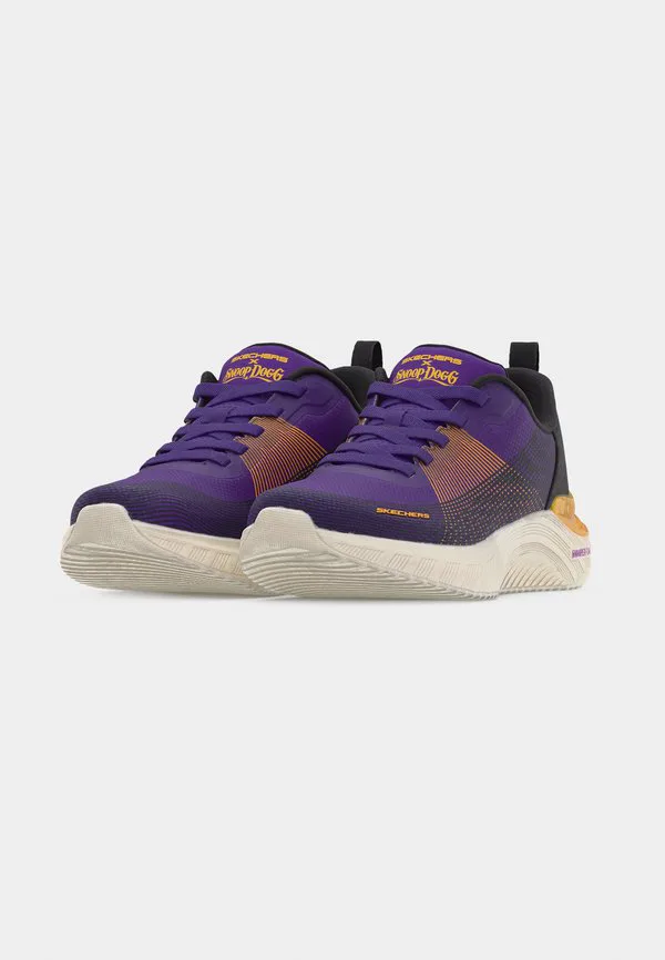Кроссовки snoop ace Skechers, Purple/Yellow/Hot Melt — фото 3