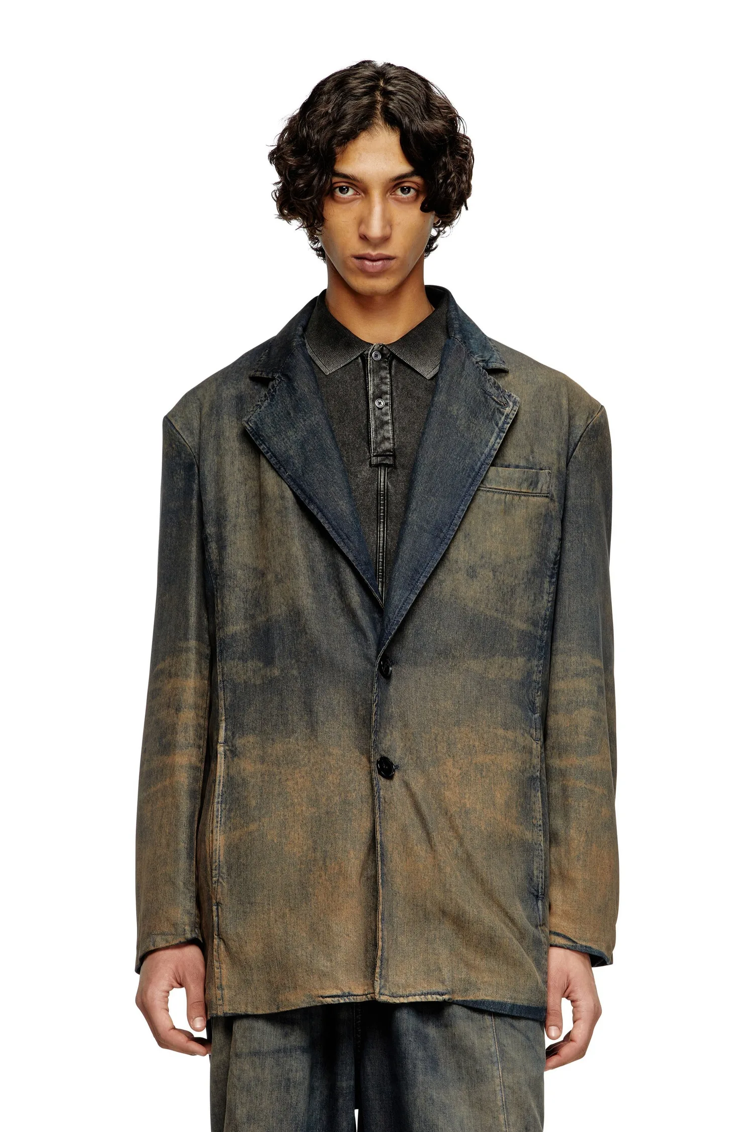 Мужская джинсовая куртка D-REG-S Diesel, Indigo Blue