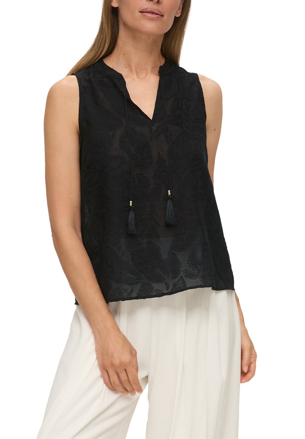 

Блуза s.Oliver BLACK LABEL, черный