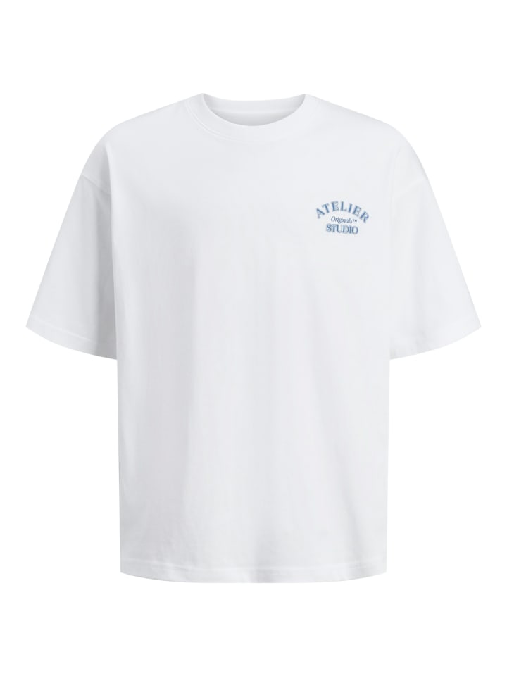 

Футболка JACK & JONES Junior, ярко-белый