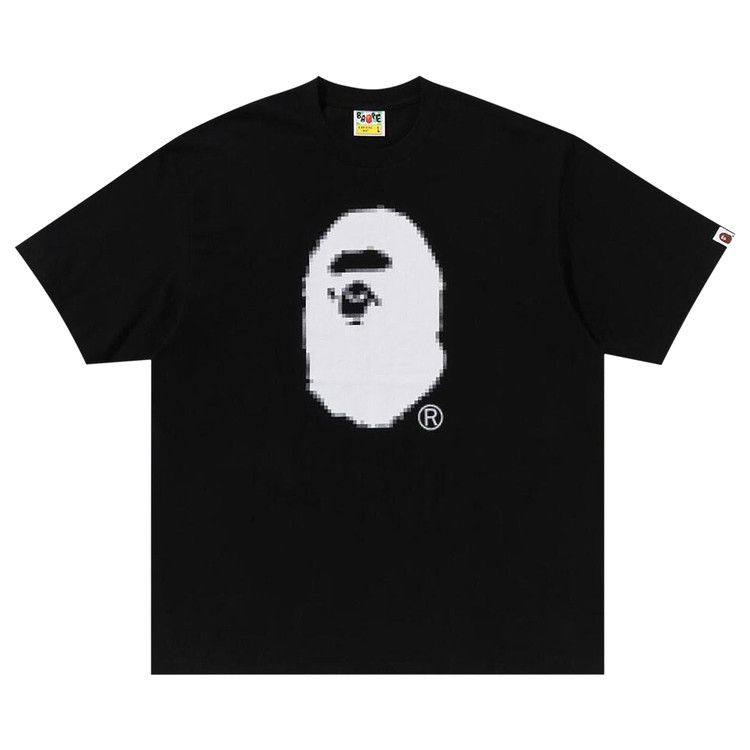 

Футболка BAPE Pixel Ape Head Relaxed Fit Tee, Black